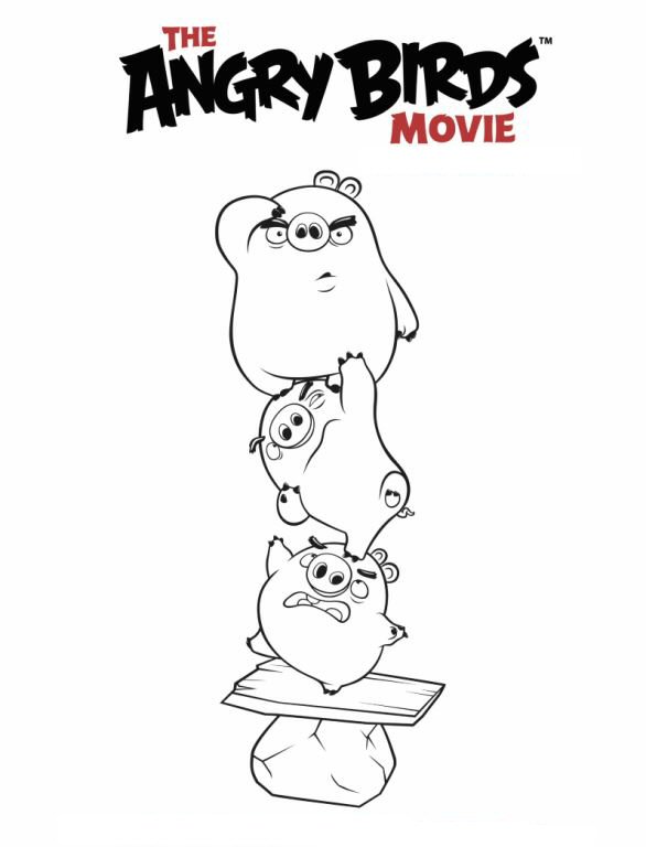 Kids-n-fun.com | 6 coloring pages of Angry Birds Movie